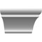 Ekena Millwork 5 1/2-in. W x 28-in. D x 40-in. H Olympic Architectural Grade PVC Knee Brace BRCP055X28X40OLY - alternate 5
